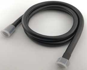 Шланг для душа 150 см., резина EPDM черный