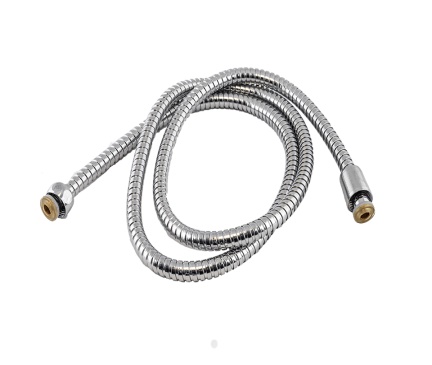 Шланг для душа 1/2"х1/2"- гайка/конус (Импорт/Импорт) 150 см., резина EPDM хромированный