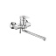 Cмеситель для ванны и душа однорычажный. Латунь. Хром.