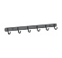 Планка с 6 ю крючками. Графит