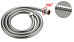 Шланг для душа 1/2&amp;quot;-1/2&amp;quot; ХРОМ LUX имп.-имп., своб. вращ. 360гр. рез. EPDM, хром - 150см.
